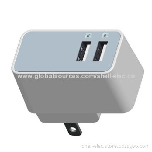 UL Charger for samrtphones, 5V/2.1A or 2.4A Output, with Smart IC, All in One Charging Solution
